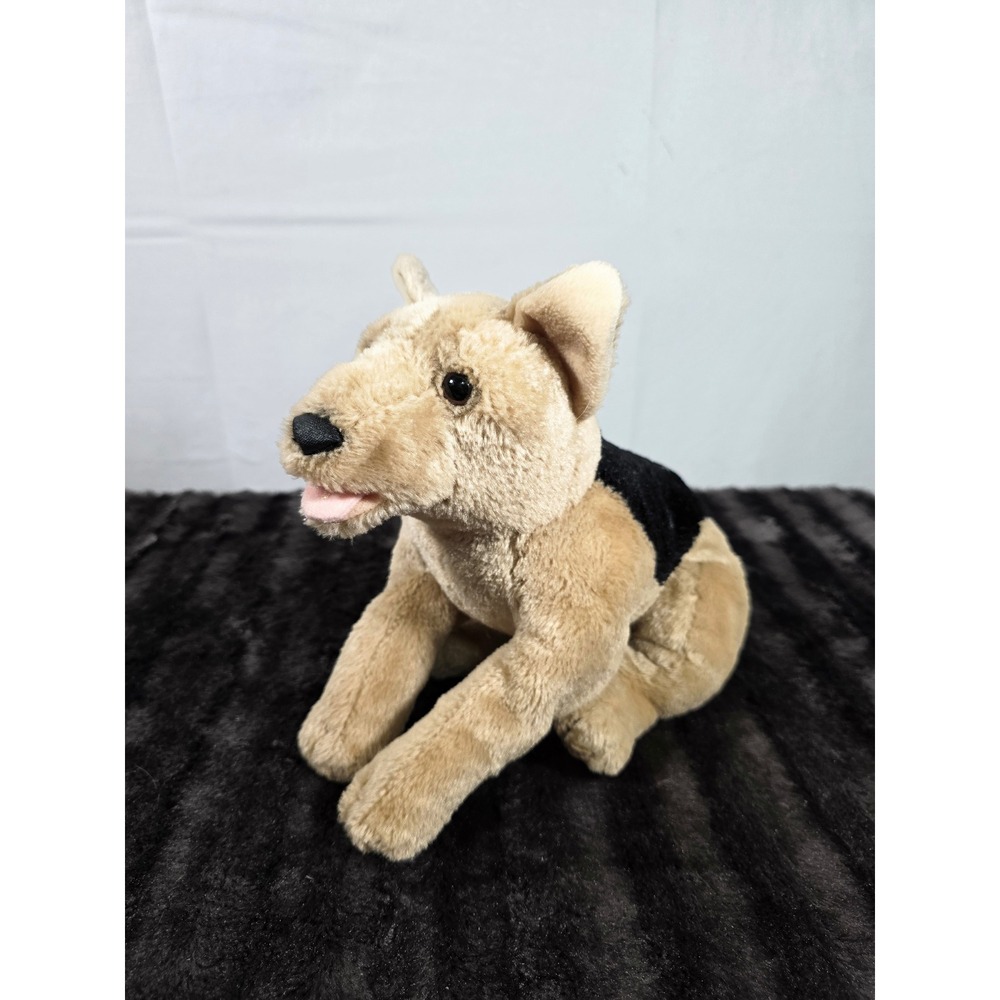 Animal Alley German Shepherd Plush Stuffed Animal Toys R Us Tan Black Dog 10in